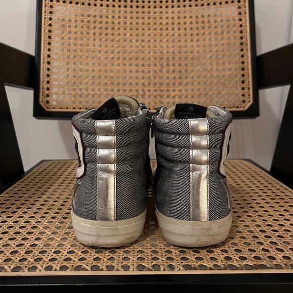 Golden Goose LAB Limited Edition Slide sneakers in denim & suede - Picture 7 of 9